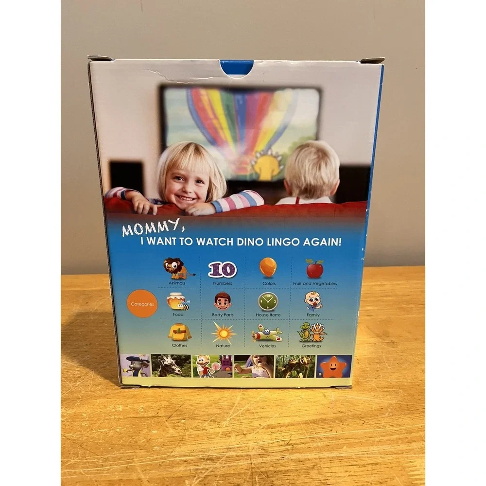Dino Lingo DVD Program Italian Language‎ Learning 6 Discs Flashcards Songs Books